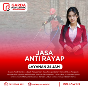 Jasa Anti Rayap di Bandung Garansi 3-5 Tahun dan Bersertifikat