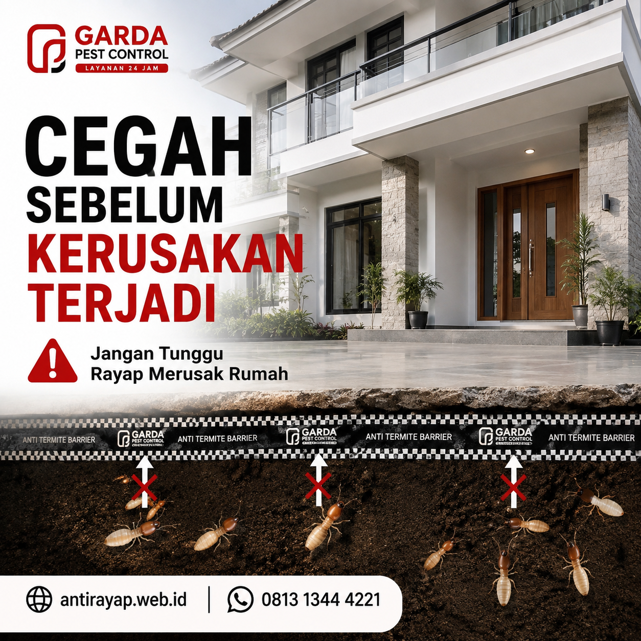 Jasa Anti Rayap untuk Pabrik dan Gudang Kudus Terpercaya