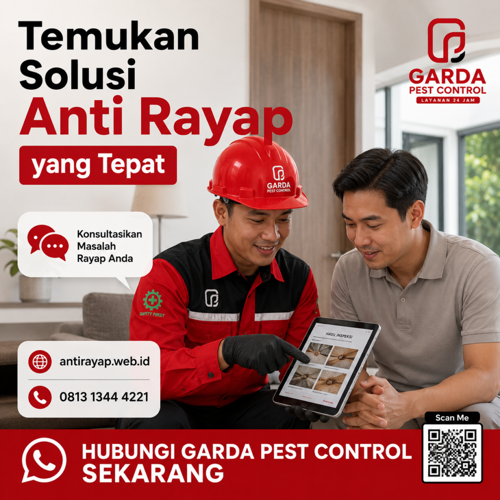 Tips memilih perusahaan anti rayap di Kudus yang bergaransi
